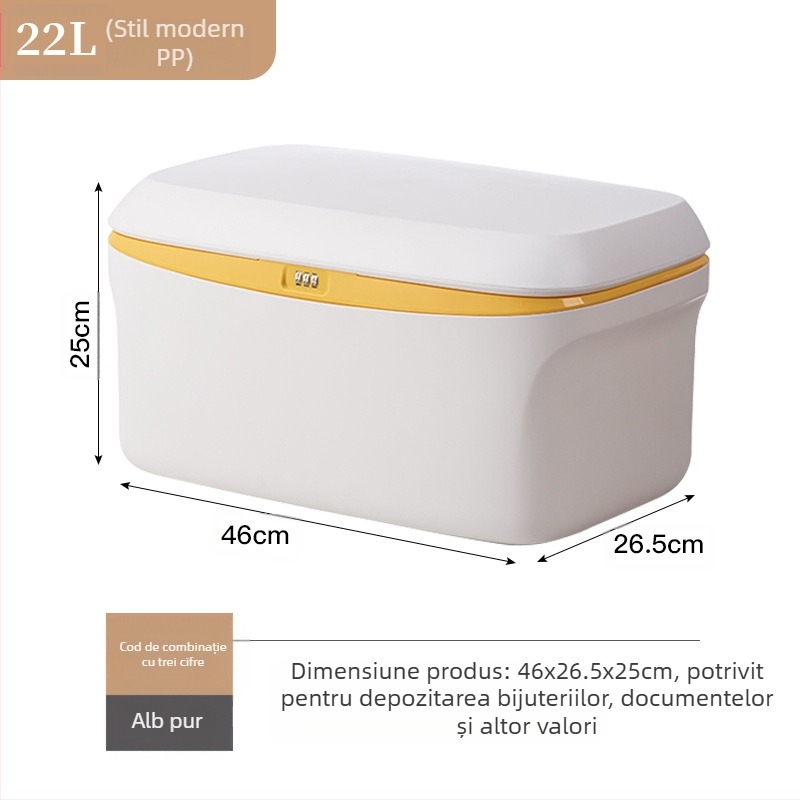 Cutie de depozitare auto, 38L, model 985, portabilă, fără montaj
