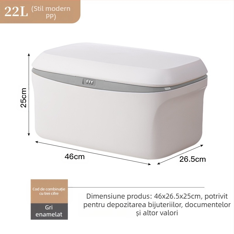 Cutie de depozitare auto, 38L, model 985, portabilă, fără montaj