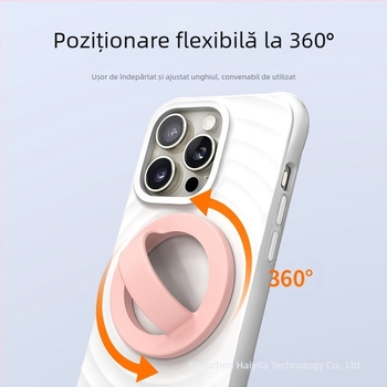 Inel magnetic pentru telefon cu MagSafe, universal, metalic, magnet puternic, anti-alunecare