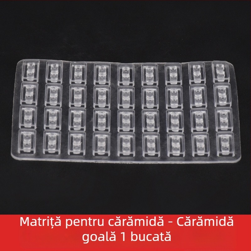 Set de instrumente pentru masă de nisip, cu matrițe pentru modele de cărămizi miniatură; neelectric, funcție unică, potrivit pentru copii 0-3 ani