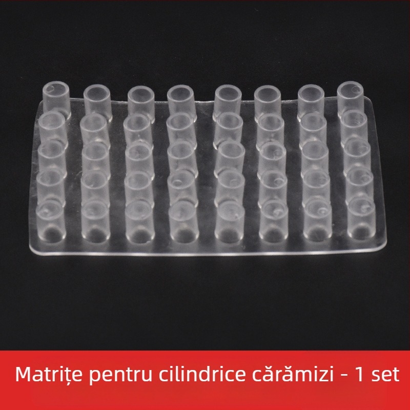 Set de instrumente pentru masă de nisip, cu matrițe pentru modele de cărămizi miniatură; neelectric, funcție unică, potrivit pentru copii 0-3 ani