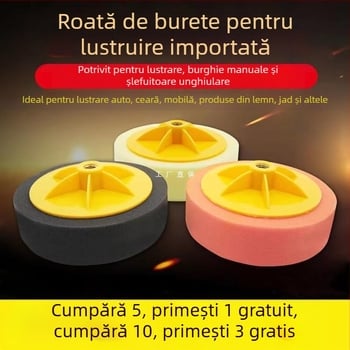Kit de polishare auto cu role de burete și discuri de lustruire de 6 inch pentru aplicarea cerii și lustruire — Brand: Other; Tip: Other; Domeniu de utilizare: Other; Seria: Other