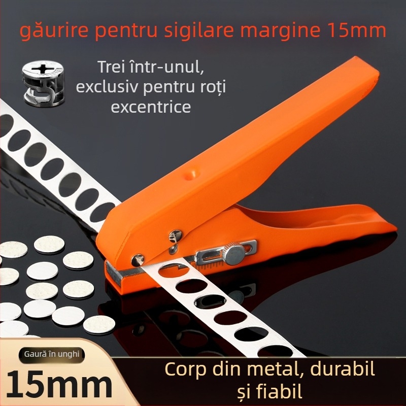 Găuritor pentru bandă de margine, unealtă manuală pentru tâmplărie pentru plăci ecologice