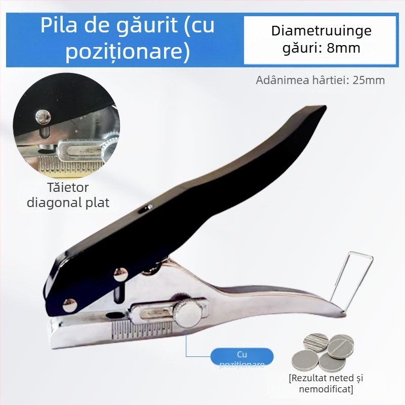 Găuritor pentru bandă de margine, unealtă manuală pentru tâmplărie pentru plăci ecologice