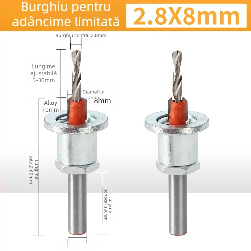 Găuritor pentru bandă de margine, unealtă manuală pentru tâmplărie pentru plăci ecologice