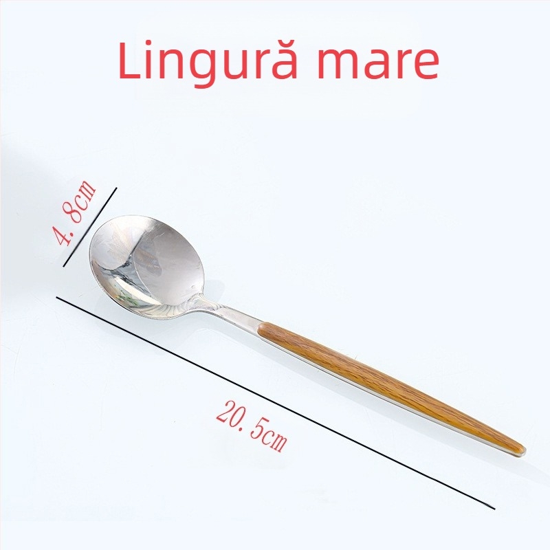 Ceșcuță de apă din sticlă cu mâner și linguriță, capacitate 350 ml, sticlă soda-lime, logo imprimat