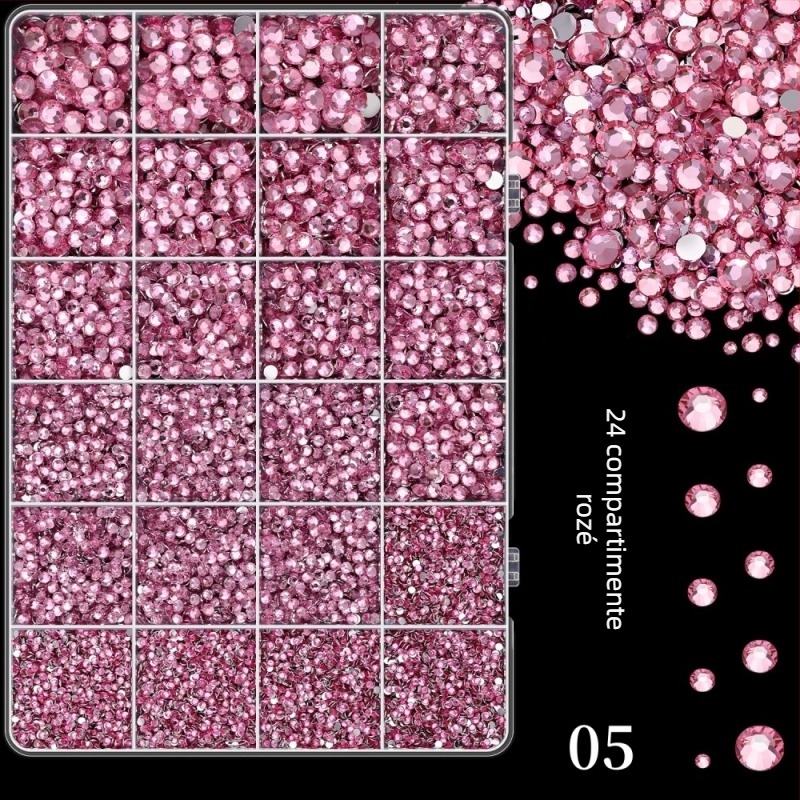 Rhinestones din rășină cu spate plat, model stele, seria Prințesa, pentru haine DIY și artă de unghii