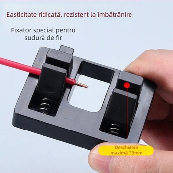 Clema pentru cablu de sudură și stație de lipire — Fixator auxiliar pentru cablaj, reparații DIY pe plăci de circuite