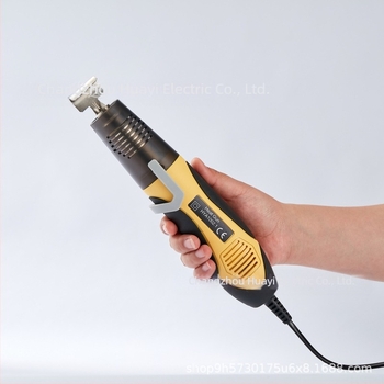 Pistol termic mini, portabil pentru repararea telefoanelor, 450W, 230V, 280/450°C, debit de aer 150/200