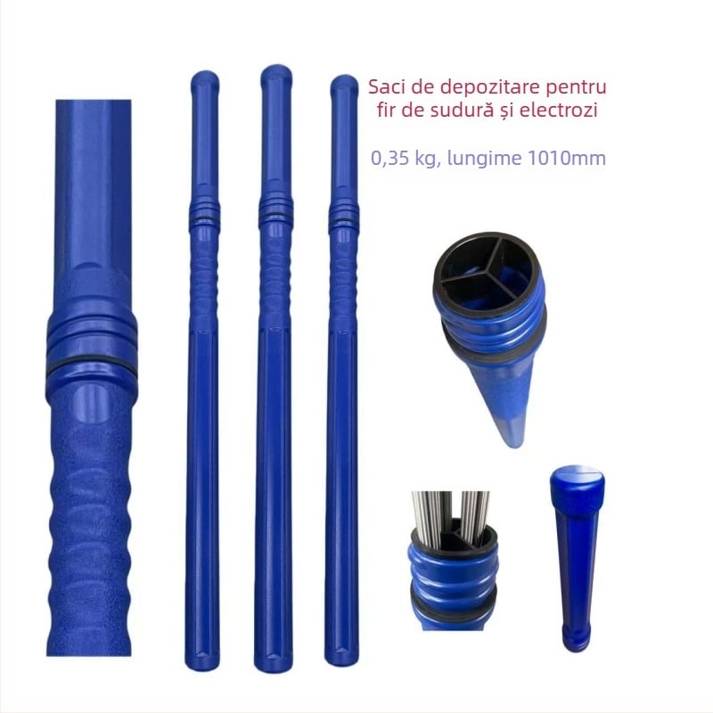 cilindru de depozitare HDPE pentru electrozi și sârmă de sudură, rezistent la umezeală, recipient izolant din plastic