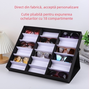 Cutie pentru ochelari și ochelari de soare — cutie de afișare și depozitare multifuncțională