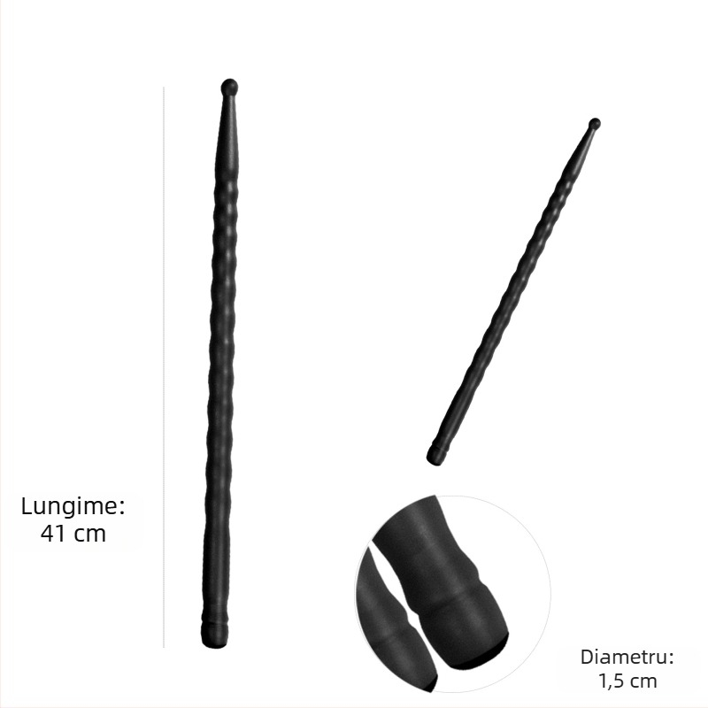 Bețișor de tobe din fibră de carbon, model 5A, pentru tobe, ambalaj plastic