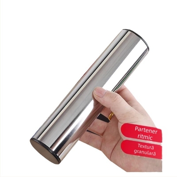 Instrument cu țeavă de nisip din oțel inoxidabil - țeavă metalică cu nisip pentru percuție de trupă - însoțitor pentru chitară