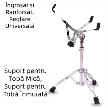 Suport pliabil pentru snare, cu două picioare, pentru tobă de 10–12 inci – accesorii pentru setul de tobă