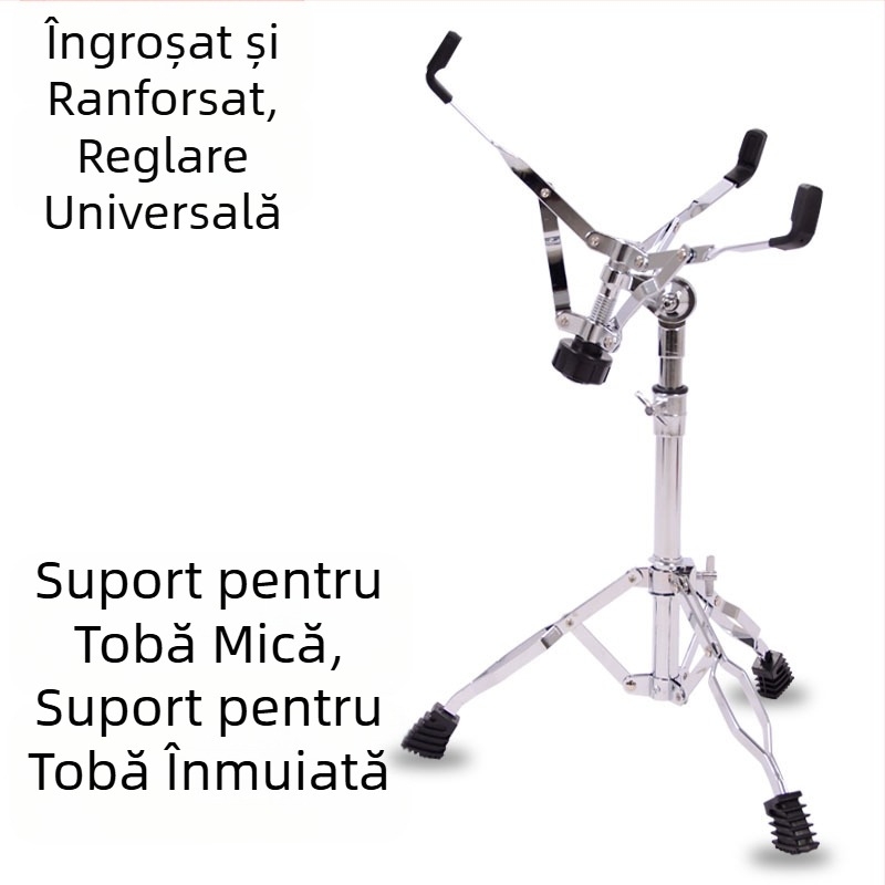 Suport pliabil pentru snare, cu două picioare, pentru tobă de 10–12 inci – accesorii pentru setul de tobă
