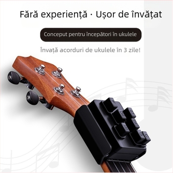 Asistent pentru acorduri de ukulele — mod de practică facil, răsucitor de corzi cu un singur clic, Xinrun