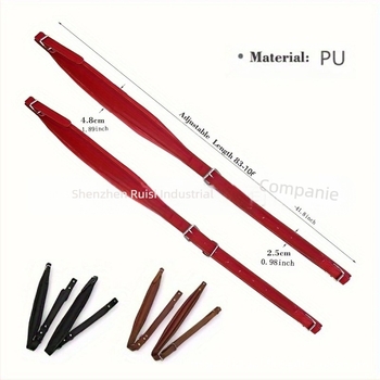 Curea de acordeon din piele, impermeabilă, reglabilă, Model HYM983, pentru instrumente muzicale