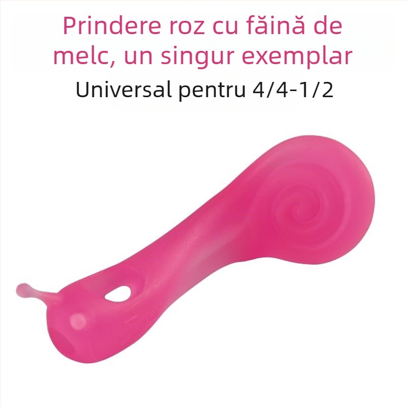 Grip arcuș vioară – accesoriu ergonomic pentru poziția corectă a mâinii drepte, pentru instrumente cu coarde occidentale, marca Psychic, etichetă privată licențiată
