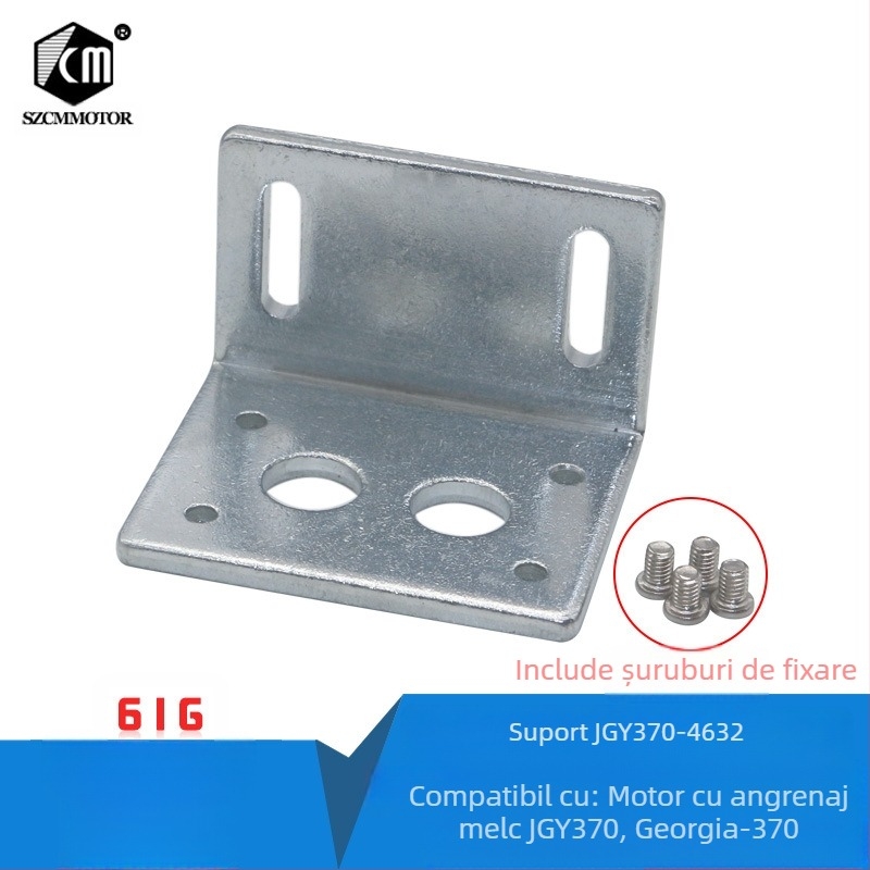 Motor DC periat JGY-370, 6-24 V, 3 W, 6-210 rpm, 0.1-5 Nm