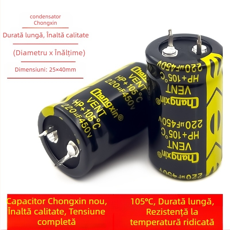 Changxin condensator electrolitic 450V 220µF cu durată lungă