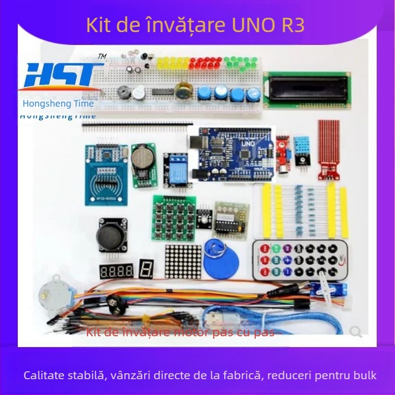 Kit RFID de învățare compatibil cu UNO R3 – Placă de dezvoltare cu modul motor pas cu pas