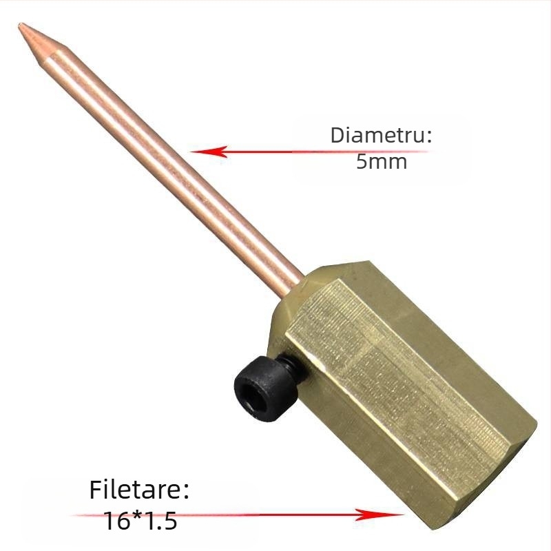 Instrument de reparații și modelare a tablei auto cu accesorii de sudură, Junpeng XGP-1846, ciocan de tragere triunghiular cu cap blocabil