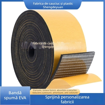 Bandă EVA de spumă autoadezivă pentru etanșarea ușilor și ferestrelor, neopren/EPDM, model 11