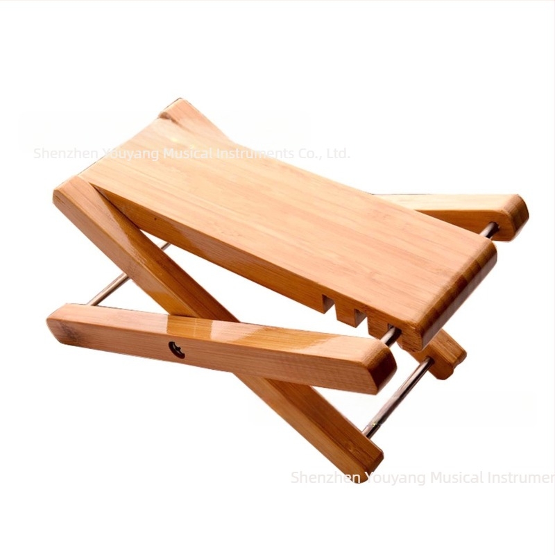 D-52 taburet pentru piciorul chitării din bambus, pliabil, pentru instrumente muzicale, origine Guangdong