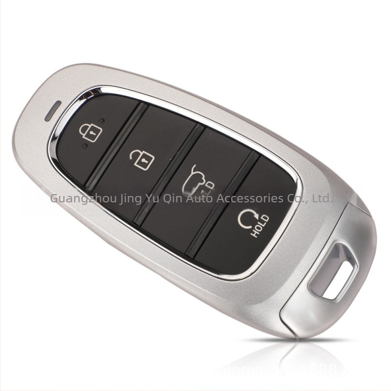 Carcasă cheie Tucson L – înlocuire telecomandă inteligentă cu 4 butoane, carcasă ABS, lamă cheie din cupru