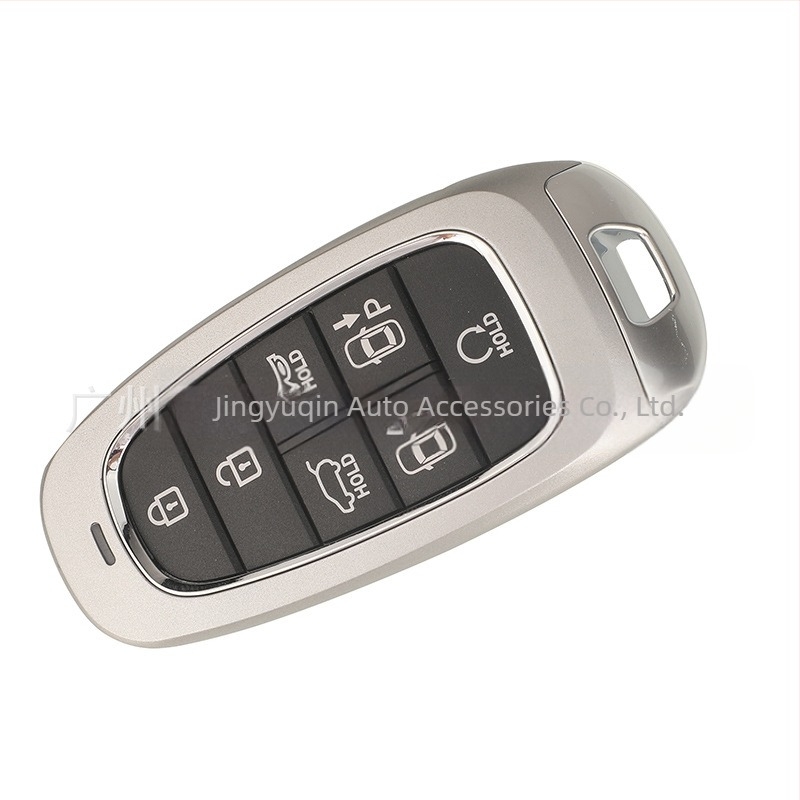 Carcasă cheie Tucson L – înlocuire telecomandă inteligentă cu 4 butoane, carcasă ABS, lamă cheie din cupru