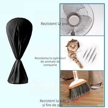 Protecție împotriva prafului pentru ventilator vertical — țesătură Oxford, stil vânt natural