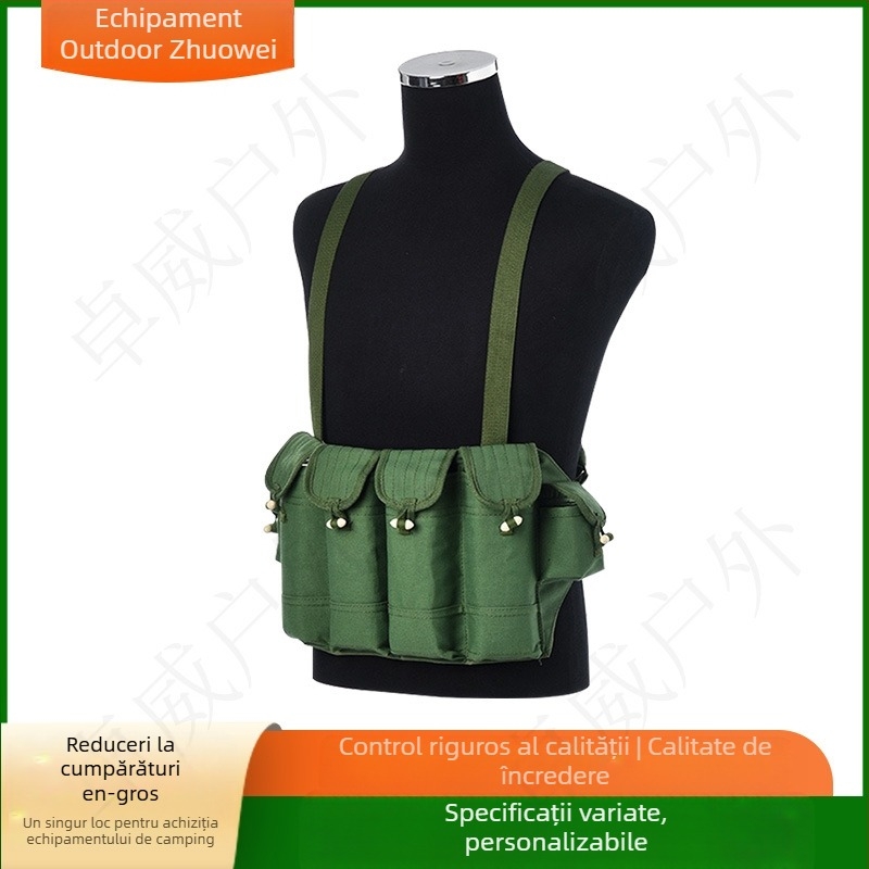 Vestă tactică cu model camuflaj, țesătură din amestec de bumbac, unisex, pentru toate sezoanele, drumeții montane