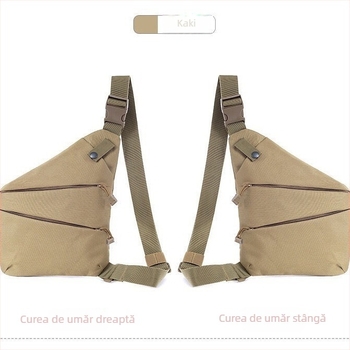 Geantă de umăr tactică pentru exterior, camuflaj, ușoară, pentru drumeții și ciclism
