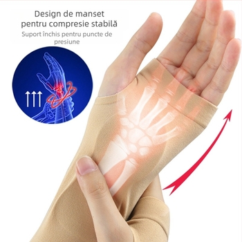 Mănuși de protecție pentru încheieturi – nailon și SEBS, palmă moale anti-uzură, pentru adulți; potrivite pentru alergare, ciclism, alpinism, yoga