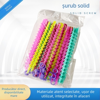 Bară de perm - Bară spiral solidă pentru coafare, utilizare universală