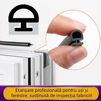 Bandă de etanșare pentru uși și ferestre din aliaj de aluminiu cu EPDM, tip 50 broken-bridge, rezistentă la vânt, izolație fonică, impermeabilă, rezistentă la praf, personalizată după desen