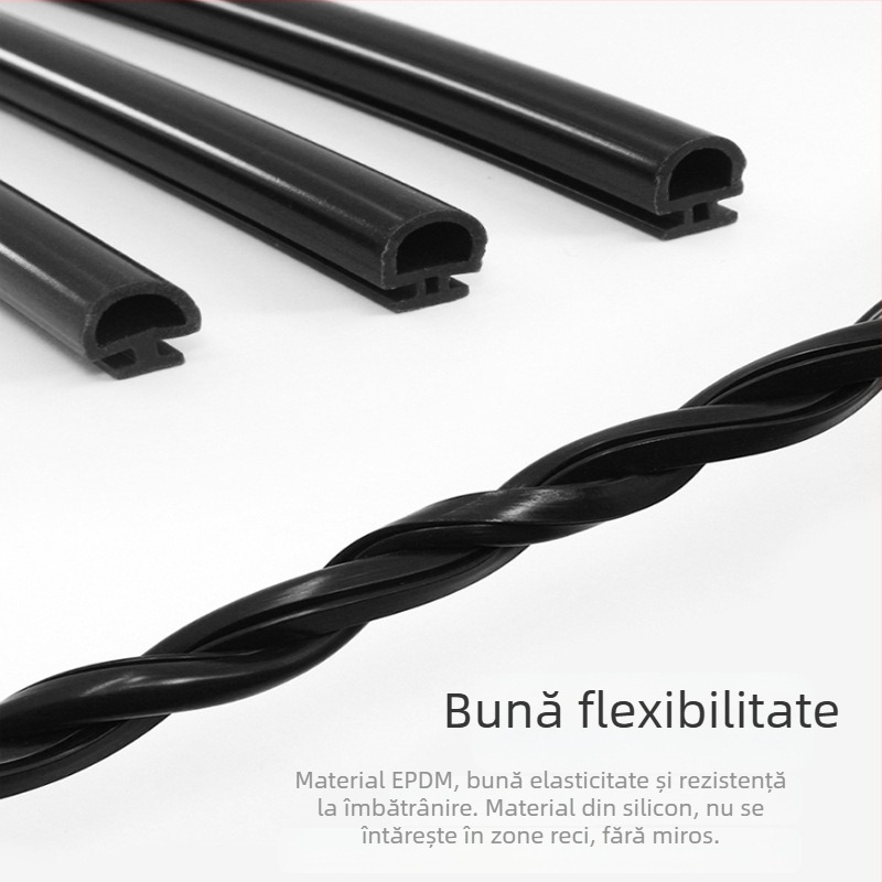 Bandă de etanșare pentru uși și ferestre din aliaj de aluminiu cu EPDM, tip 50 broken-bridge, rezistentă la vânt, izolație fonică, impermeabilă, rezistentă la praf, personalizată după desen