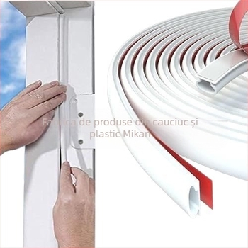 Bandă de etanșare autoadezivă pentru uși, izolantă fonic, rezistentă la vânt și praf, cu protecție împotriva coliziunilor, personalizată după desene; rezistentă la temperaturi înalte, uzură, îmbătrânire și coroziune.