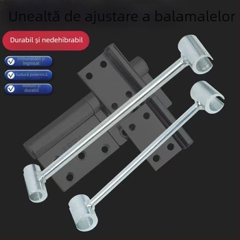 Unealtă reglaj șevuri cu două capete, cheie reglabilă, oțel 45#, 365 g