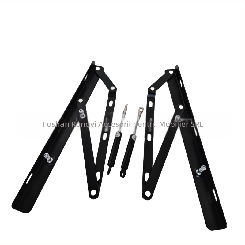 Bară pneumatică de ridicare pentru pat – oțel, brand Fanyi, potrivită pentru paturi tatami, canapea-pat multifuncțional, cadru de pat cu design modern minimalist, finisaj vopsit