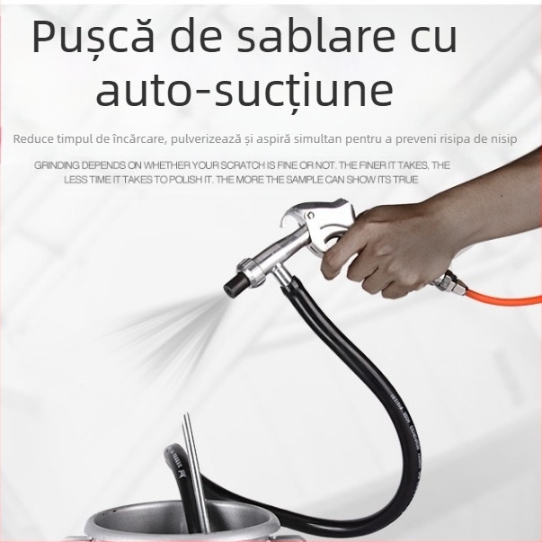 Pistol de sablare cu nisip, Model 22, MF, Îndepărtarea ruginei și a petelor, Șlefuire