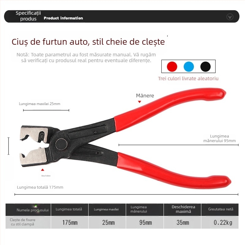 Clește pentru pachet de țevi — Mussen Hall, fălci din oțel unelte, mânere din Dip Plastic, origine Zhejiang, seria Pipe Bundle vise