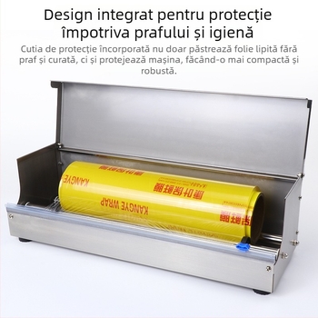 Mașină de ambalare și sigilare din plastic pentru recipiente tip cup, pentru fructe și legume proaspete, destinate cateringului, cu posibilitatea formării recipientelor