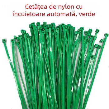 Legături pentru cabluri din plastic, auto-blocante, ambalate în pungă OPP, producție mecanizată