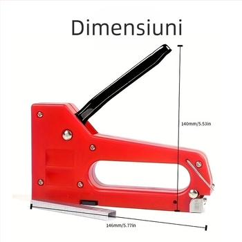 Pistol cuie manual – trei funcții, pentru cui din oțel