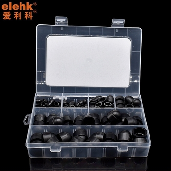 Capace din plastic pentru șuruburi hex, set 145 bucăți, în cutie mică, protecție pentru piulițe