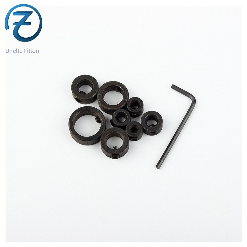 Inel limită pentru burghiu cu cheie mică — dispozitiv de poziționare pentru prelucrarea lemnului; material: oțel 45; potrivit pentru reparații mașini, utilizare casnică, proiecte DIY în lemn