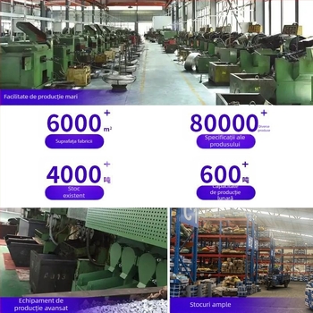 Piuliță petală, 4.8 grad, tip felinar, piuliță de expansiune fixă, Liandi, oțel Q235 galvanizat