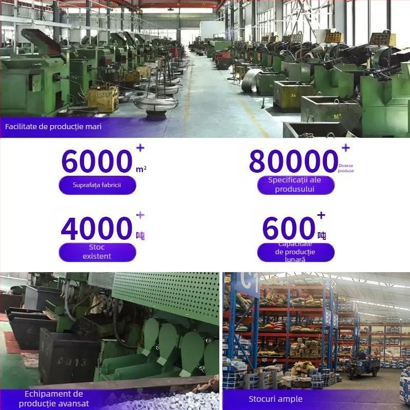 Piuliță petală, 4.8 grad, tip felinar, piuliță de expansiune fixă, Liandi, oțel Q235 galvanizat