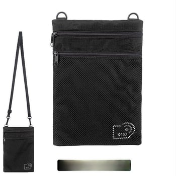 Portofel pentru pașaport cu protecție RFID și buzunar pentru telefon, unisex, stil urban minimalist, din poliester, căptușit cu nailon